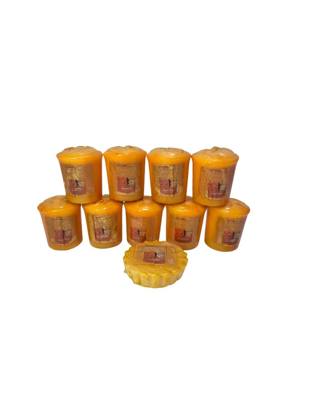 Yankee Candle Harvest Votive Candles Set 9 Votive and 1 Tart Vintage
